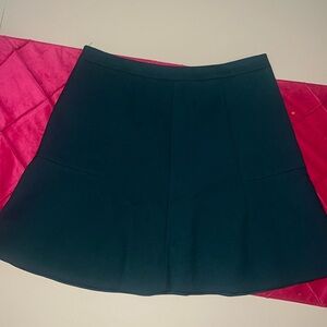 J.Crew gorgeous deep Hunter Green skirt zip up back size 2